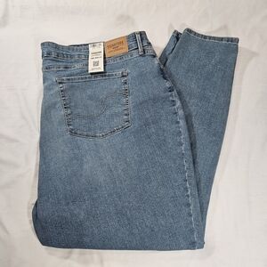 New Signature Gold Levi Strauss Women's Distressed Jeans Size 28M W 39 L 30 NWT